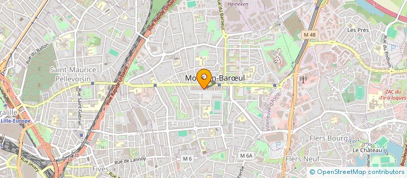 localisation de l'entreprise MADAME LEA DUCROCQ à MONS-EN-BARŒUL