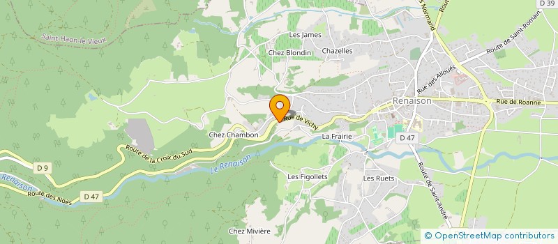 localisation de l'entreprise MADAME LEA DUPANIER  RENAISON