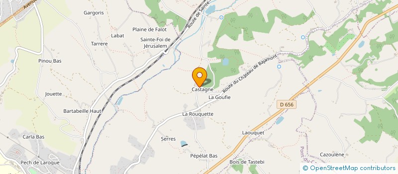 localisation de l'entreprise MADAME LEA DUPUIS  BAJAMONT