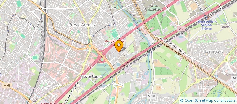 localisation de l'entreprise MADAME LEA DURANTON à LATTES