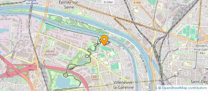 localisation de l'entreprise MADAME LEA DUVAL  VILLENEUVE-LA-GARENNE