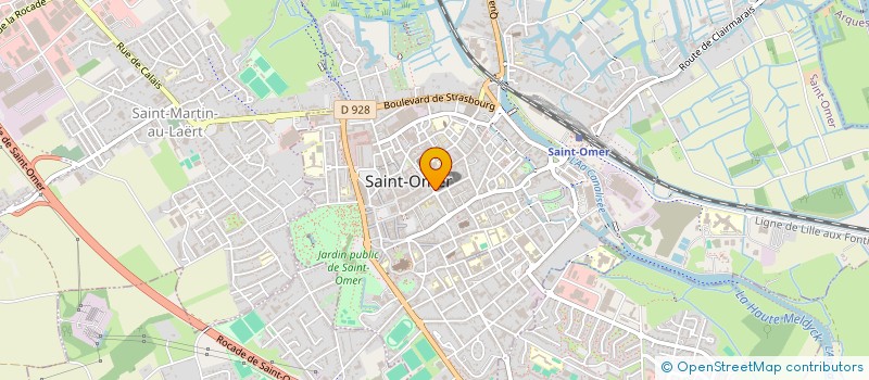 localisation de l'entreprise MADAME LEA EVRARD  SAINT-OMER