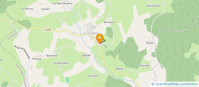 localisation de l'entreprise MADAME LEA EXTRAT  TUILIERE (LA)