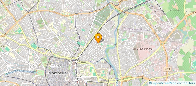 localisation de l'entreprise MADAME LEA FABRE  MONTPELLIER