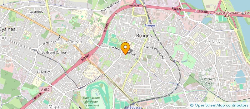 localisation de l'entreprise MADAME LEA FALCHETTI à BRUGES