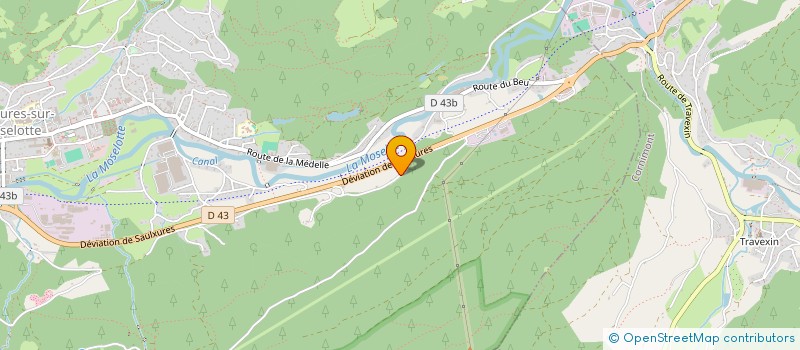 localisation de l'entreprise MADAME LEA FALEYEUX  SAULXURES-SUR-MOSELOTTE