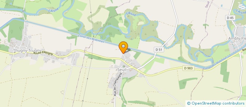 localisation de l'entreprise MADAME LEA FAVEAUX  SEUIL