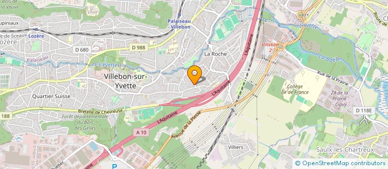 localisation de l'entreprise MADAME LEA FENELON  VILLEBON-SUR-YVETTE