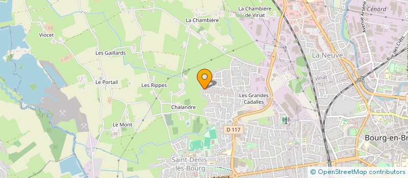 localisation de l'entreprise MADAME LEA FERAUD  SAINT-DENIS-LES-BOURG