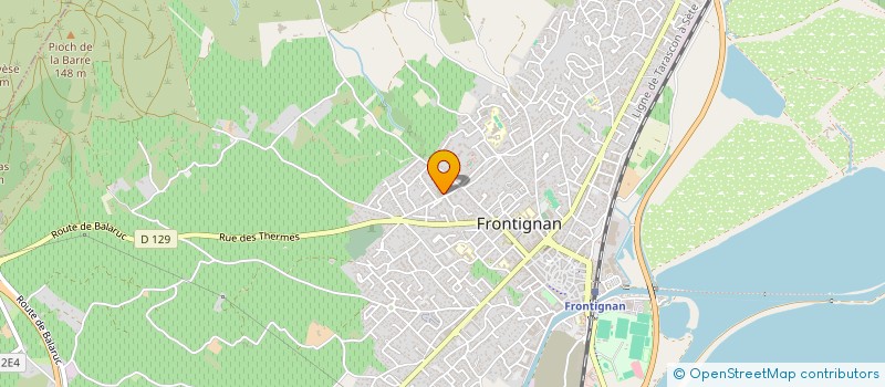 localisation de l'entreprise MADAME LEA FERBAL à FRONTIGNAN