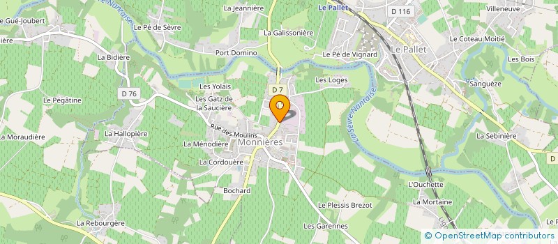 localisation de l'entreprise MADAME LEA FEREE  MONNIERES