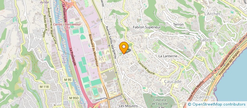 localisation de l'entreprise MADAME LEA FERRETE  NICE