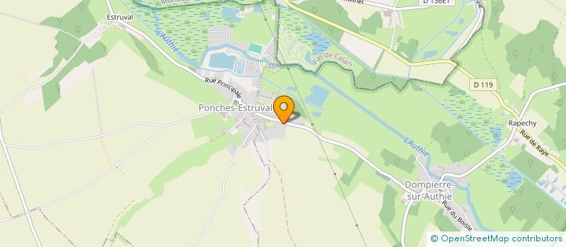 localisation de l'entreprise MADAME LEA FERTE  LIGESCOURT