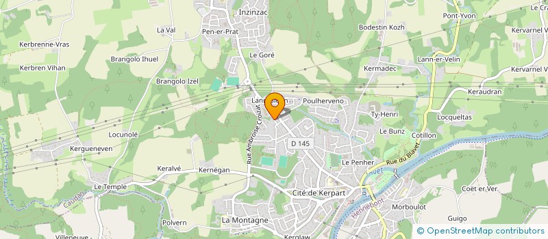 localisation de l'entreprise MADAME LEA FEVRIER  INZINZAC-LOCHRIST