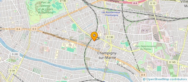 localisation de l'entreprise MADAME LEA FLAHAUT à CHAMPIGNY-SUR-MARNE