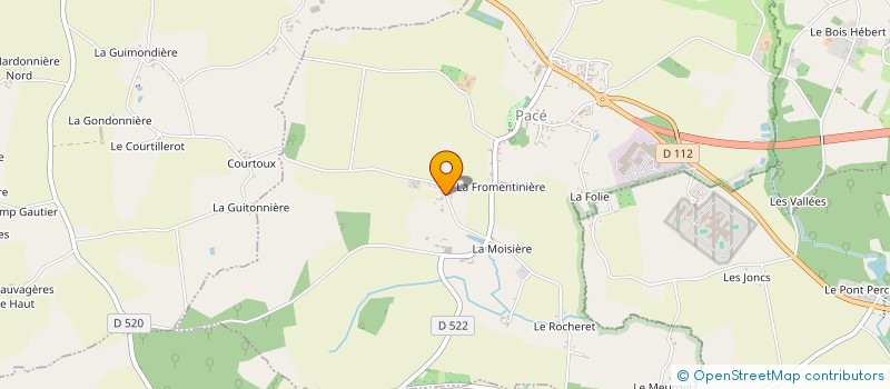 localisation de l'entreprise MADAME LEA FLEURY à PACE