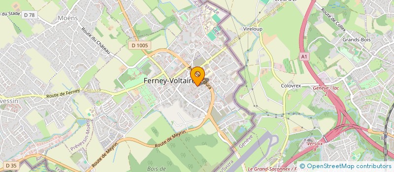 localisation de l'entreprise MADAME LEA FONT à FERNEY-VOLTAIRE