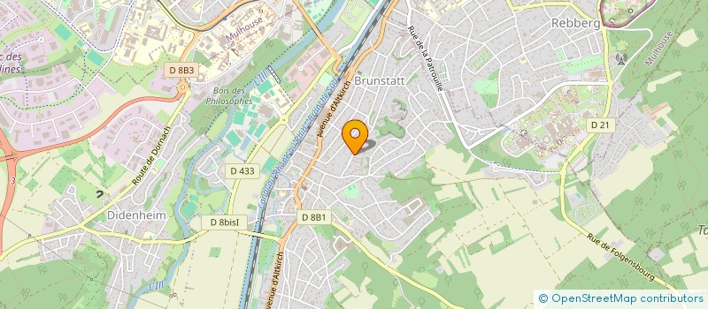 localisation de l'entreprise MADAME LEA FOSCHIA  BRUNSTATT-DIDENHEIM