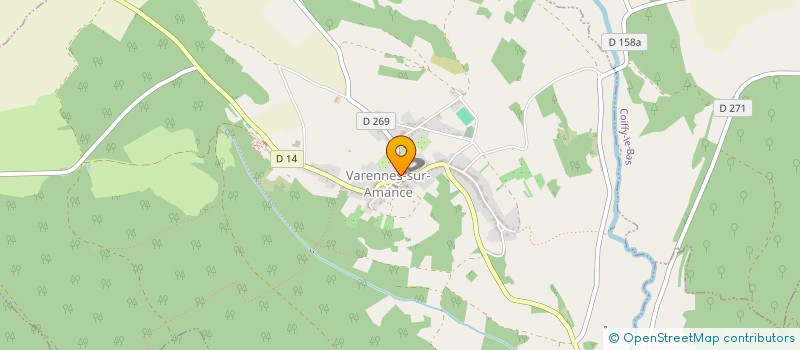 localisation de l'entreprise MADAME LEA FOUGEROLLE à VARENNES-SUR-AMANCE