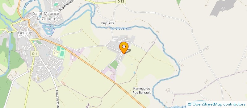 localisation de l'entreprise MADAME LEA FOUSSIER  GENCAY