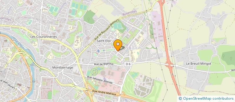 localisation de l'entreprise MADAME LEA FRANCOIS DIT JONCHERES  POITIERS