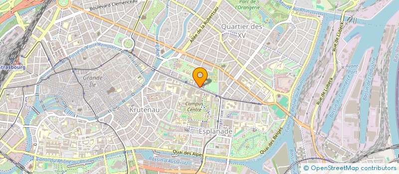 localisation de l'entreprise MADAME LEA FRITSCH à STRASBOURG
