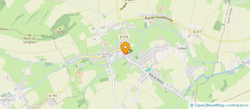 localisation de l'entreprise MADAME LEA FROISSART  LICQUES