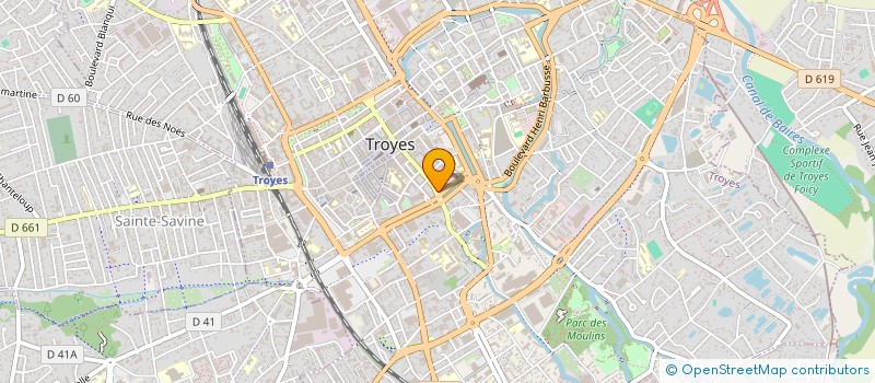 localisation de l'entreprise MADAME LEA FROSSARD à TROYES