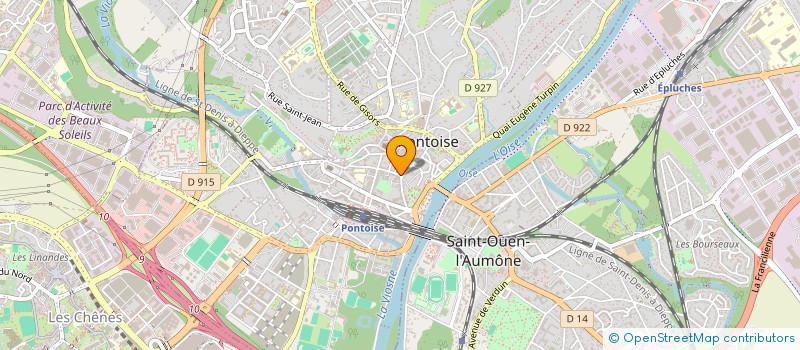 localisation de l'entreprise MADAME LEA FUCHS  PONTOISE