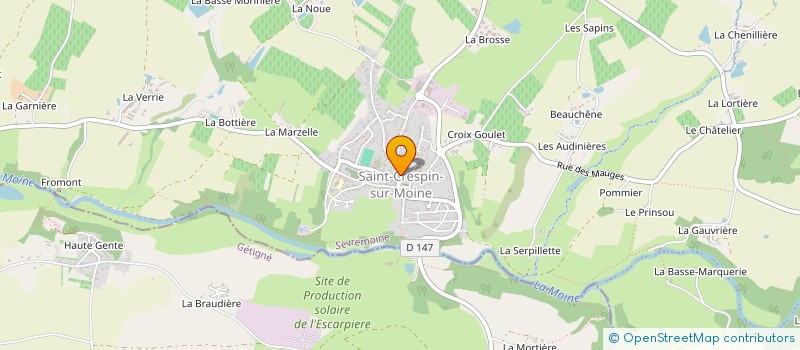 localisation de l'entreprise MADAME LEA GABARD  SEVREMOINE