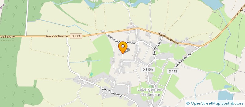 localisation de l'entreprise MADAME LEA GAGOU  LABERGEMENT-LES-SEURRE