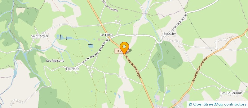 localisation de l'entreprise MADAME LEA GALLARD  DURDAT-LAREQUILLE