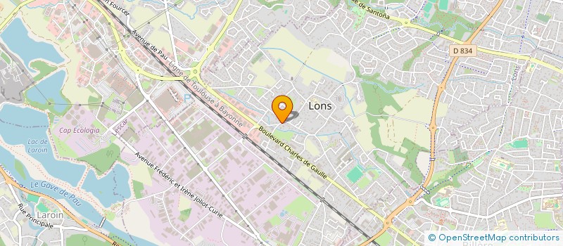 localisation de l'entreprise MADAME LEA GALLARDO  LONS