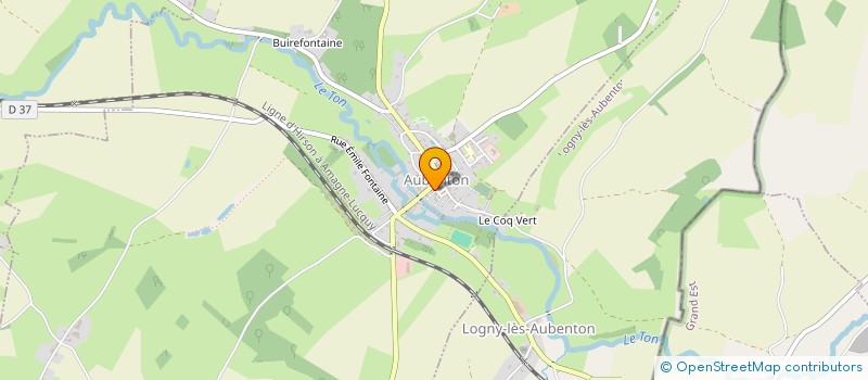 localisation de l'entreprise MADAME LEA GALLI  AUBENTON