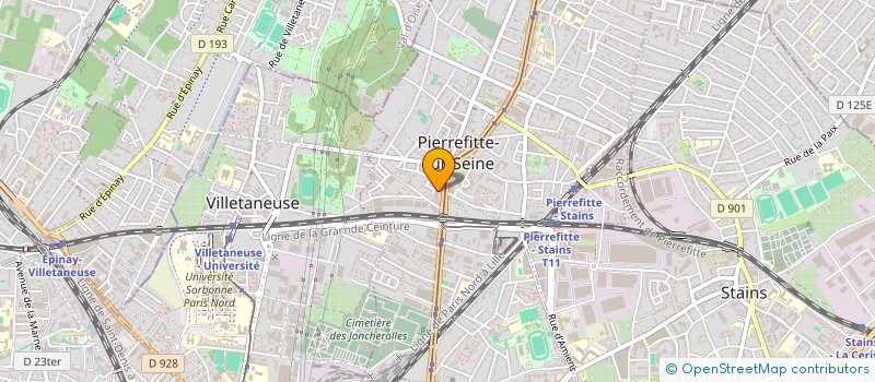 localisation de l'entreprise MADAME LEA GALOU  PIERREFITTE-SUR-SEINE