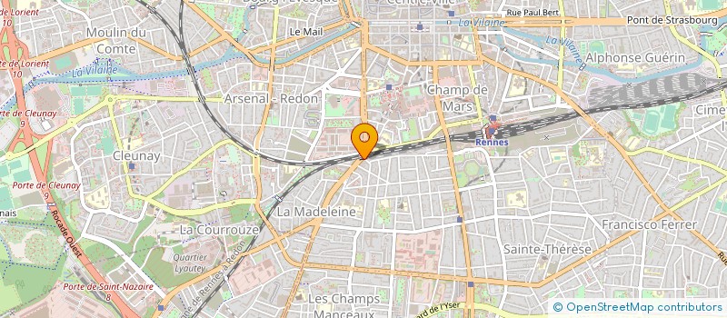 localisation de l'entreprise MADAME LEA GANNE  RENNES