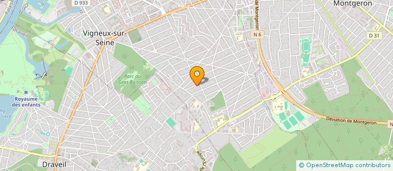 localisation de l'entreprise MADAME LEA GARNIER  VIGNEUX-SUR-SEINE