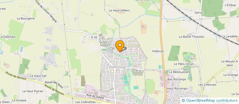 localisation de l'entreprise MADAME LEA GASTEBOIS  DOMLOUP