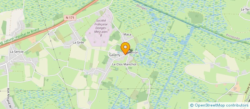 localisation de l'entreprise MADAME LEA GAUDIN  DONGES