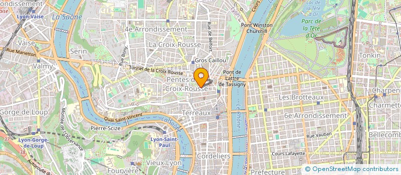 localisation de l'entreprise MADAME LEA GAUTHIER à LYON