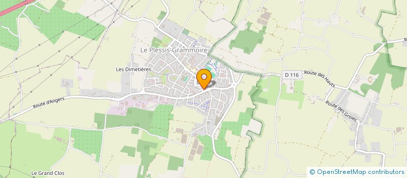 localisation de l'entreprise MADAME LEA GAZANION  LE PLESSIS-GRAMMOIRE