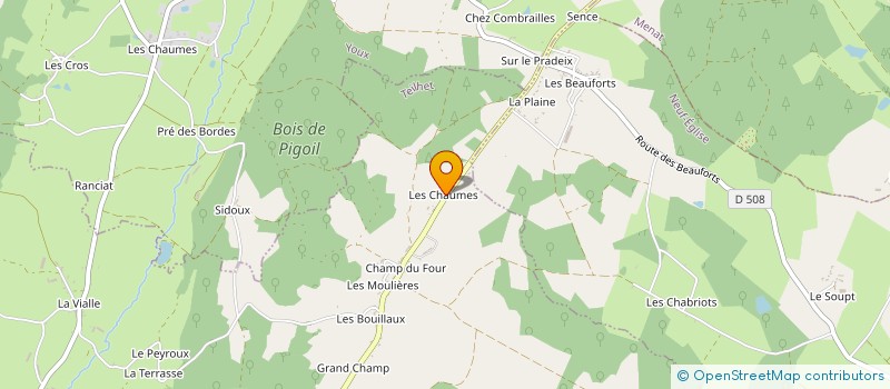 localisation de l'entreprise MADAME LEA GENNISSON à TEILHET