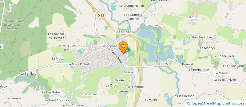 localisation de l'entreprise MADAME LEA GERARD  LE VERGER