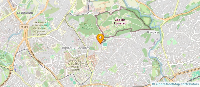 localisation de l'entreprise MADAME LEA GERBAUD  MONTPELLIER