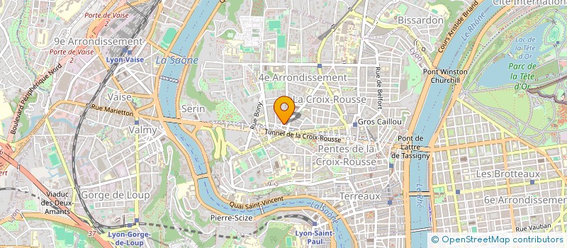 localisation de l'entreprise MADAME LEA GERBER à LYON
