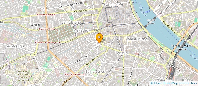 localisation de l'entreprise MADAME LEA GHASSEMEZADEH-DJILDANI  BORDEAUX