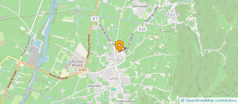 localisation de l'entreprise MADAME LEA GIANCATARINA  SABLET