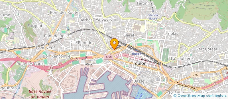 localisation de l'entreprise MADAME LEA GIORDANENGO  TOULON