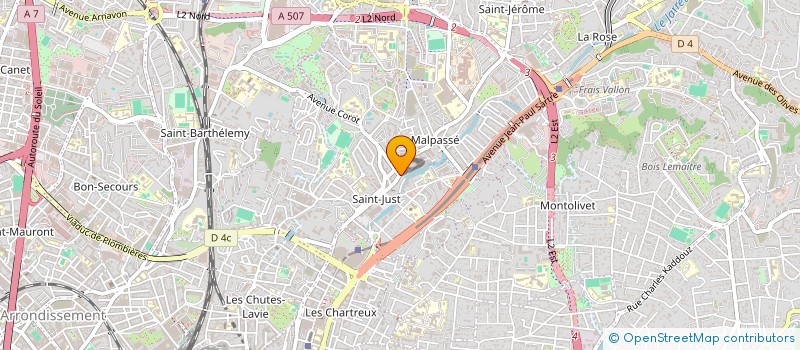 localisation de l'entreprise MADAME LEA GIUSEPPI à MARSEILLE