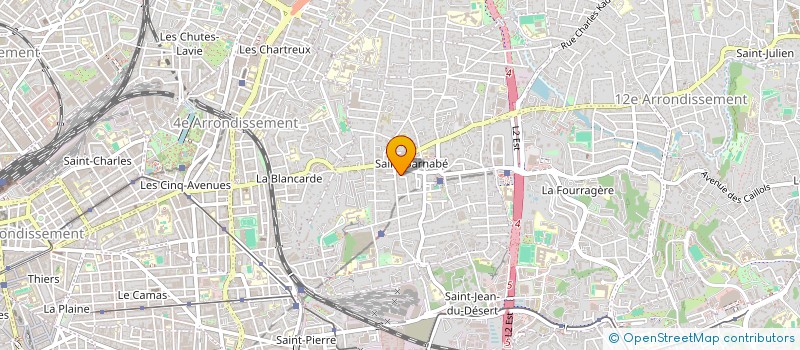 localisation de l'entreprise MADAME LEA GIUSTINIANI à MARSEILLE